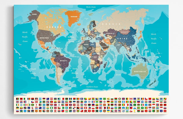 Carte du Monde à Gratter - La Carte Du Monde