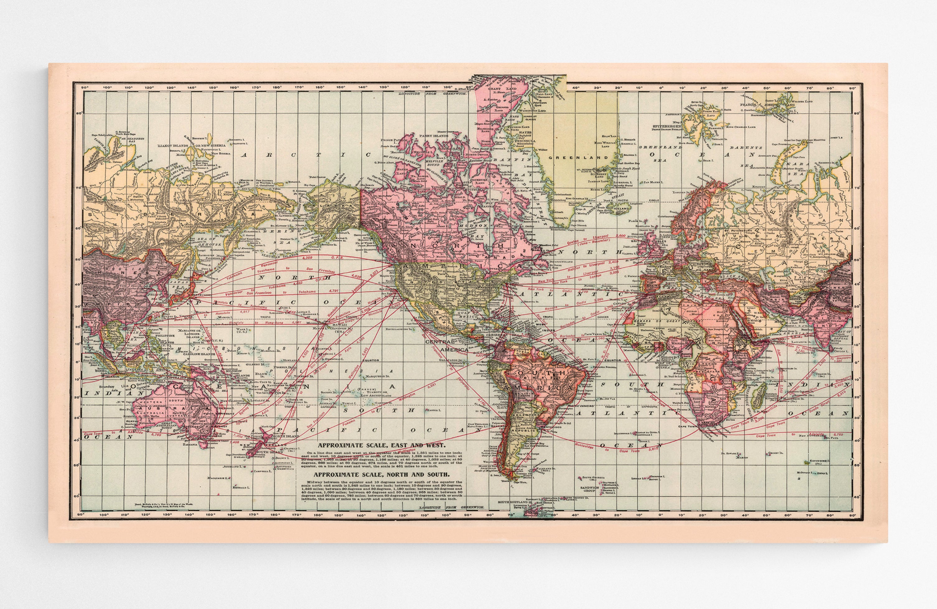 Carte du monde détaillé planisphère - acheter Carte du monde détaillé  planisphère (56559) 