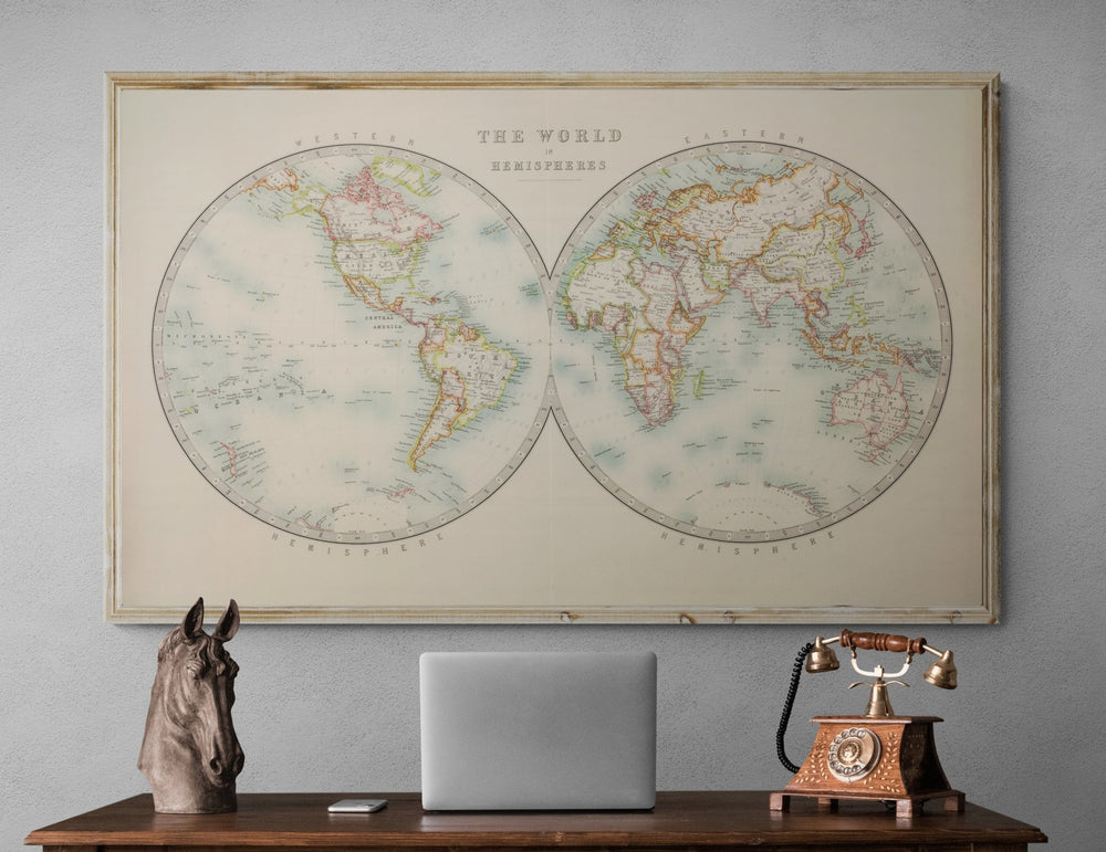 Mappemonde de Guillaume Delisle - world-maps