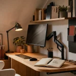 Coin bureau 2 m² sous-pente : aménager un bureau dans un petit espace