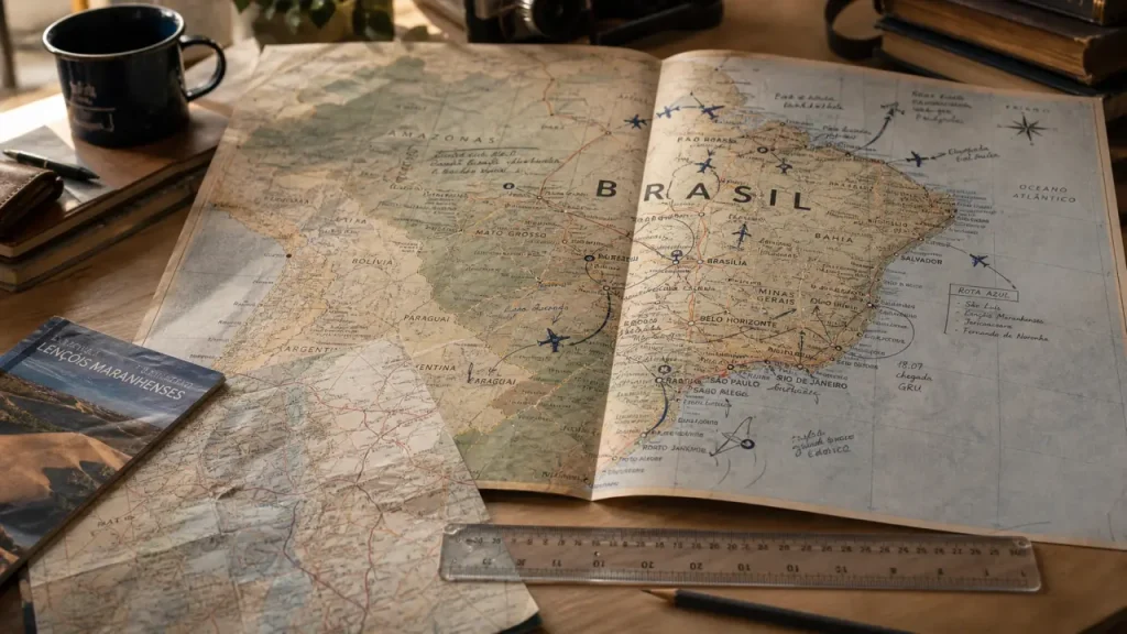 Carte du Brésil : des régions aux itinéraires, un repère clair pour voyager