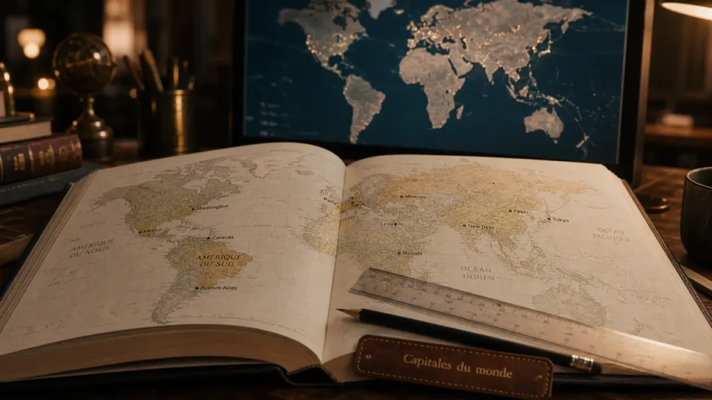 Pays, capitales et continents : lire une carte du monde sans se tromper