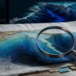 Carte profondeur ocean : lecture bathymétrie, courbes de niveau et données
