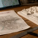 Plan de rome : carte PDF et maquette antique pour se repérer