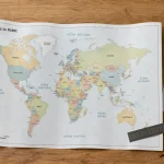 Carte du monde à imprimer pdf, format précis et net