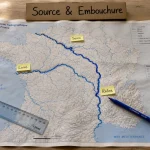 Carte fleuves de France : suivre les fleuves de la source à l’embouchure.