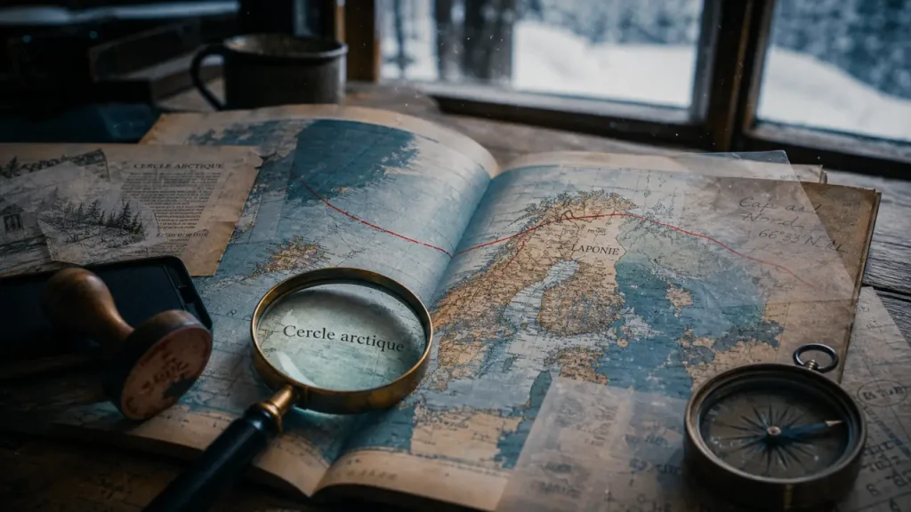 La Laponie sur une carte du monde : quatre pays, cercle arctique et repères utiles