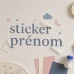 Stickers chambre enfant pour la pose et les matières à contrôler