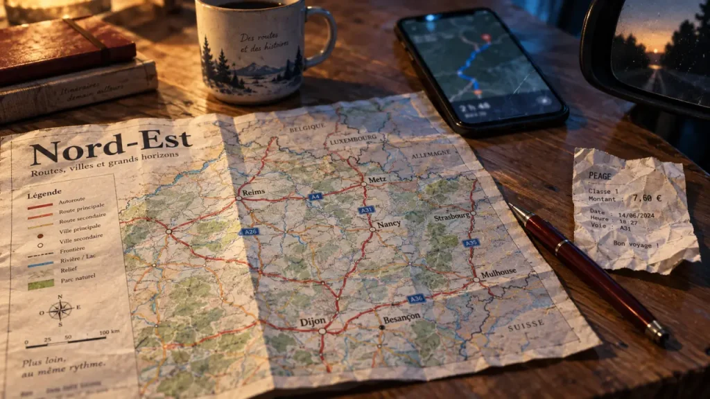 Carte France Nord-Est : l’échelle 1/500 000e pour préparer un itinéraire fiable