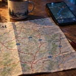 France nord est carte 1/500 000e pour préparer un itinéraire fiable