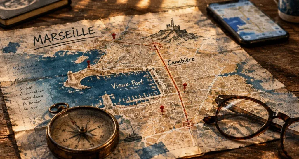 Carte de Marseille : les repères et accès à vérifier avant votre visite